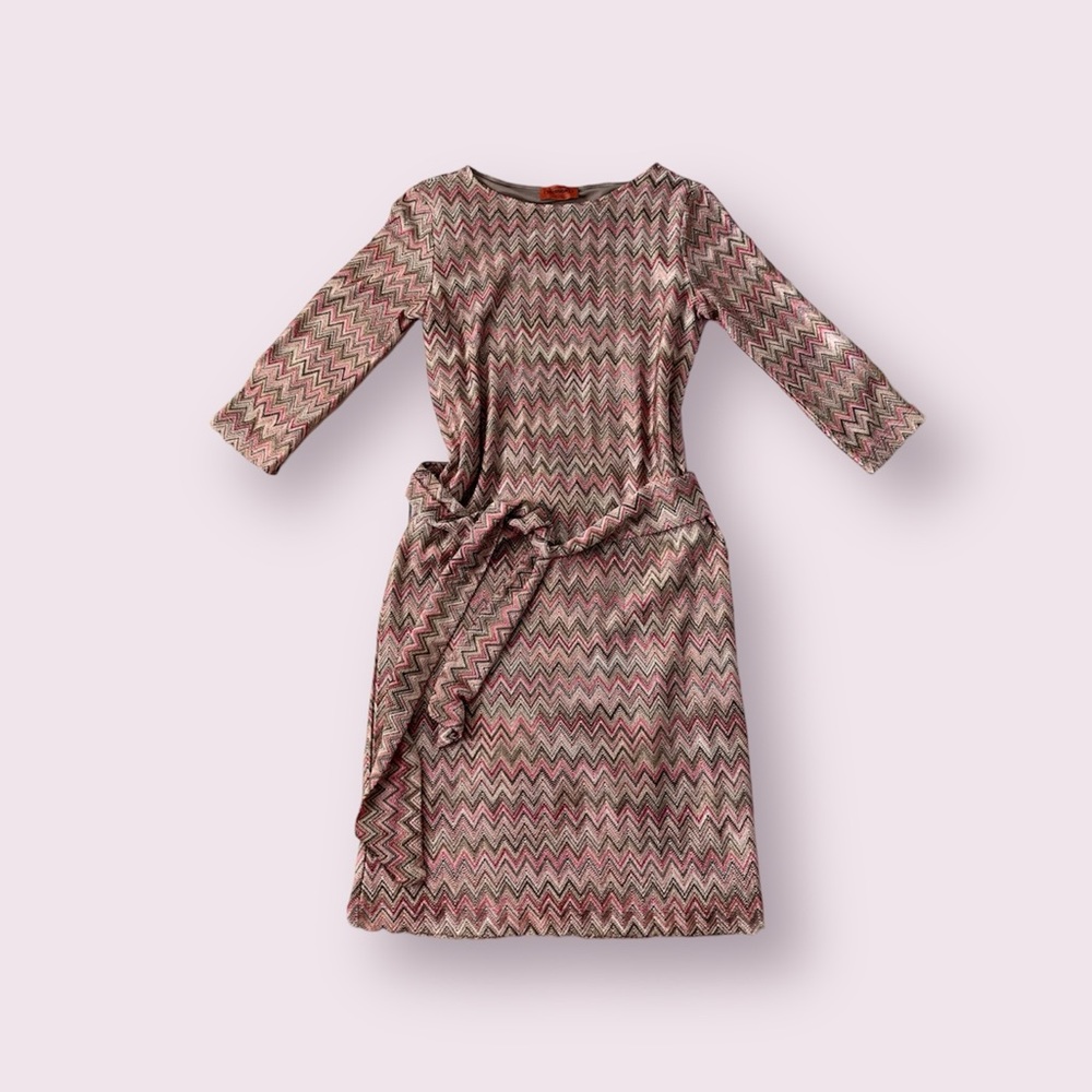 Missoni chevron zig zag bodycon mini dress